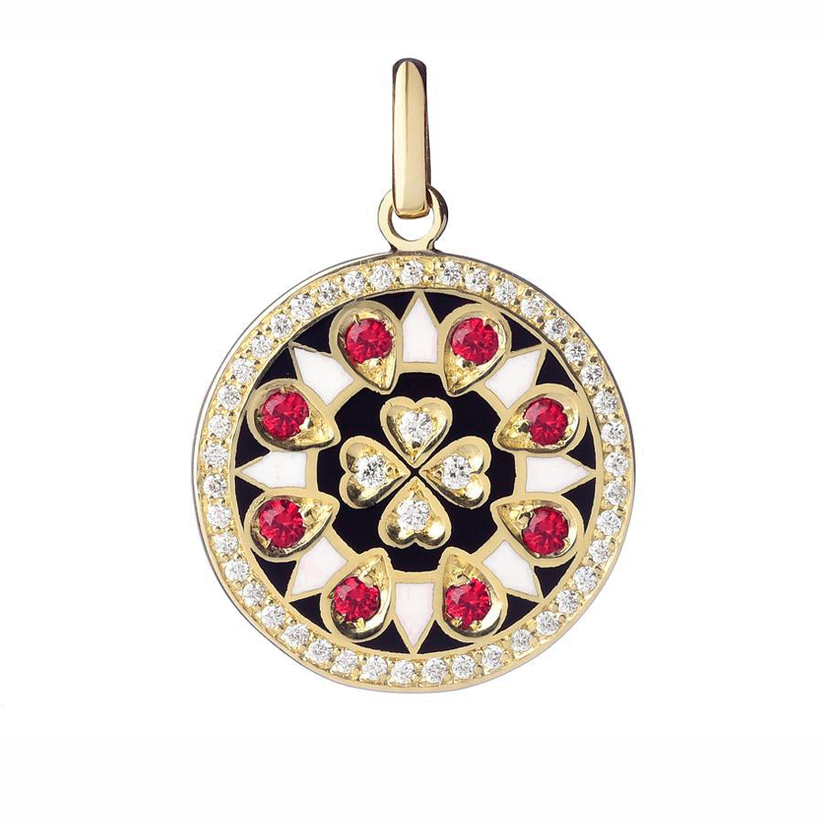 Believe Pendant diamond Luck - Spallanzani Jewelry 